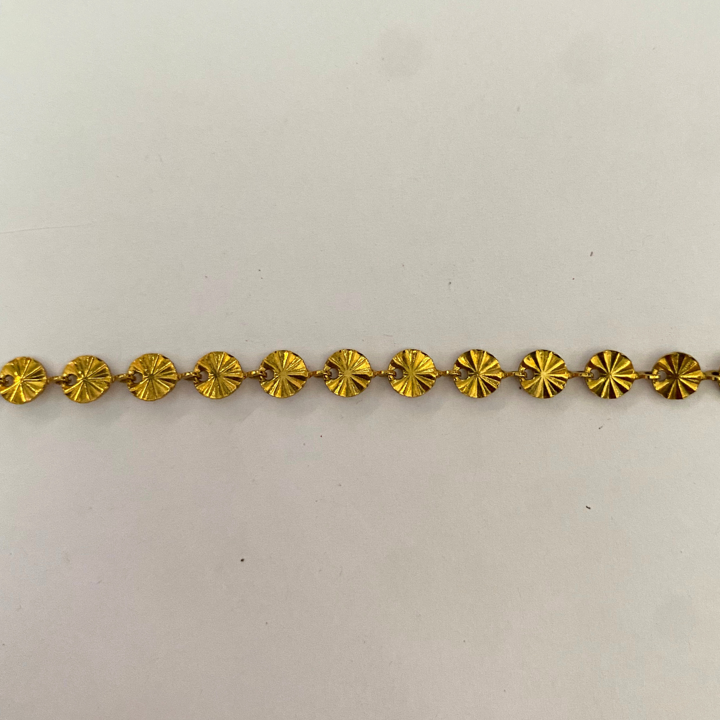 Chaine de corps en maillons tournesol